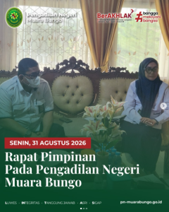 Perkuat Koordinasi & Pengawasan Internal: PN Muara Bungo Gelar Rapat Pimpinan.